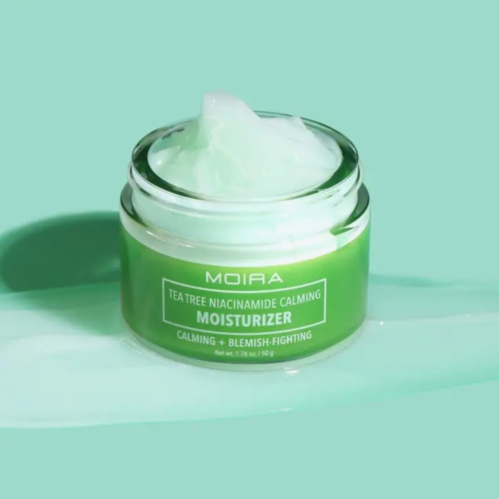 Moira Cosmetics, Tea Tree Niacinamide Calming Moisturizer, Korean Cosmetic